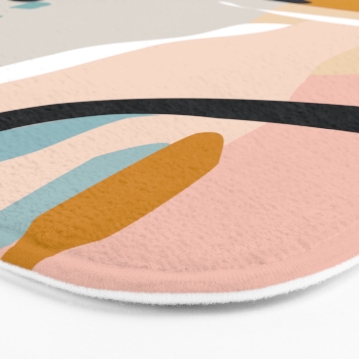 modern abstract Bath Mat Gallery Image 3
