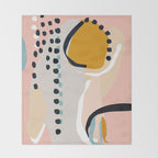 modern abstract Throw Blanket Gallery Image 2