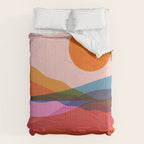 Abstraction_OCEAN_Beach_Minimalism_001 Comforter Gallery Image 6
