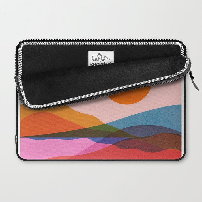 Abstraction_OCEAN_Beach_Minimalism_001 Laptop Sleeve Gallery Image 2