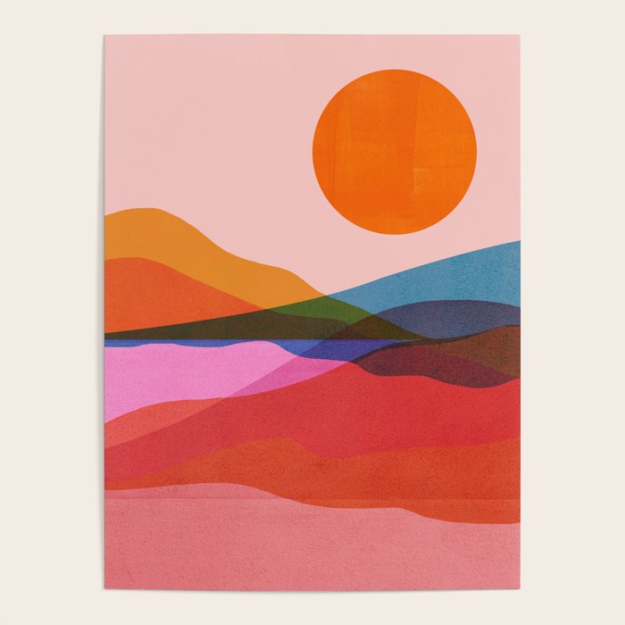Abstraction_OCEAN_Beach_Minimalism_001 Poster Gallery Image 4