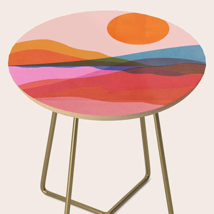 Abstraction_OCEAN_Beach_Minimalism_001 Side Table Gallery Image 2