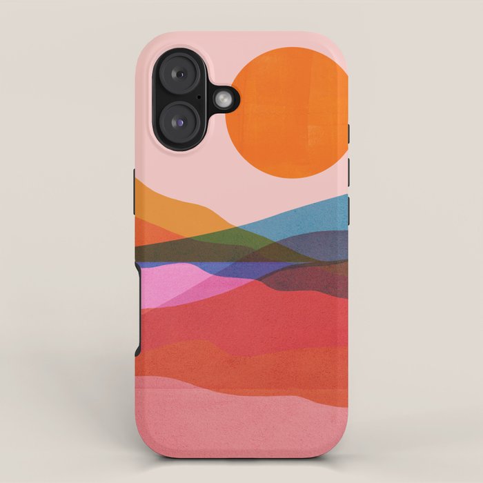 Abstraction_OCEAN_Beach_Minimalism_001 iPhone Case Gallery Image 1