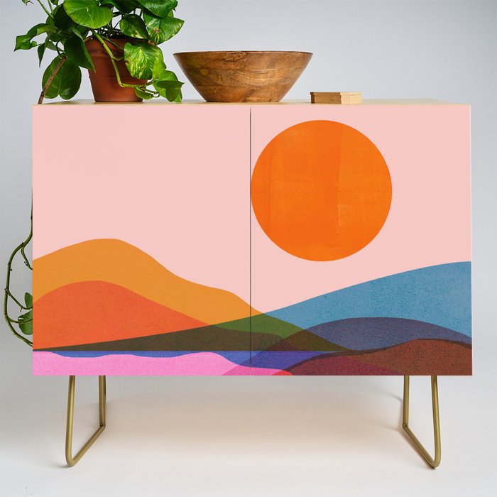 Abstraction_OCEAN_Beach_Minimalism_001 Credenza Gallery Image 1
