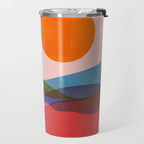 Abstraction_OCEAN_Beach_Minimalism_001 Travel Mug Gallery Image 2