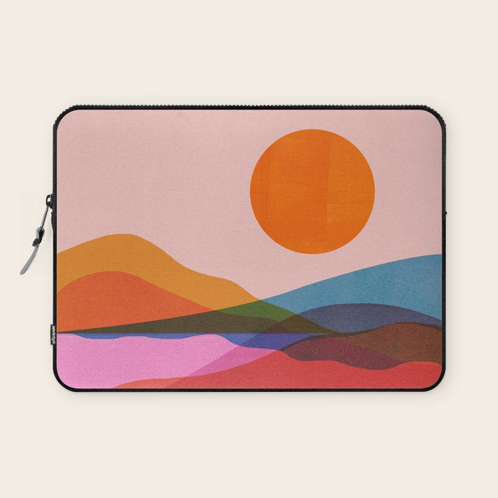 Abstraction_OCEAN_Beach_Minimalism_001 Laptop Sleeve Gallery Image 1