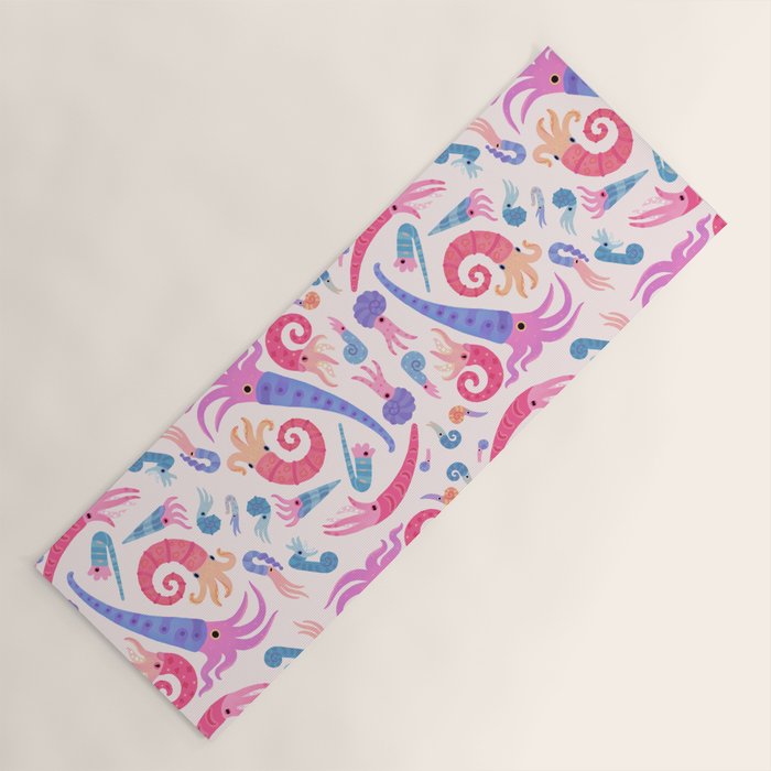 Ancient cephalopods Yoga Mat Gallery Image 1