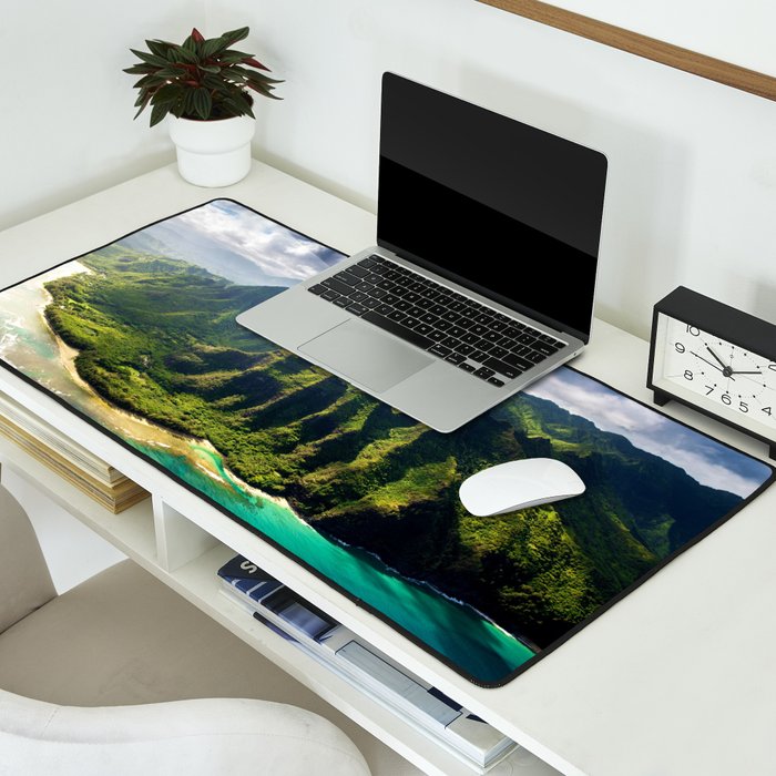 Island of Kauai, Hawaiian Islands Desk Mat Gallery Image 2