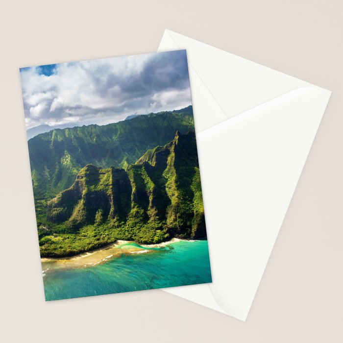 Island of Kauai, Hawaiian Islands Stationery Card Gallery Image 2