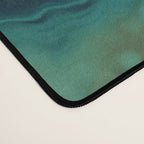 Marbled Ocean Abstract, Navy, Blue, Teal, Green Desk Mat Gallery Image 4