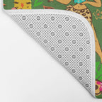 Tiki Temptress on Green Bath Mat Gallery Image 2