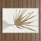 minimal plant 5 Outdoor Rug Gallery Image 1