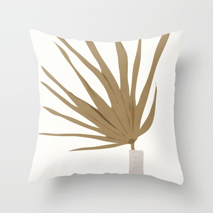 minimal plant 5 Throw Pillow Gallery Image 6