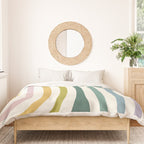Bold Curvature Stripes XIV Duvet Cover Gallery Image 3