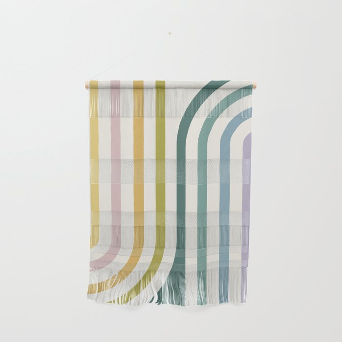 Bold Curvature Stripes XIV Wall Hanging Gallery Image 1