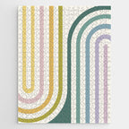 Bold Curvature Stripes XIV Jigsaw Puzzle Gallery Image 1