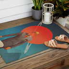 I met You at strange times Outdoor Rug Gallery Image 2