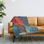 I met You at strange times Throw Blanket Gallery Image 1