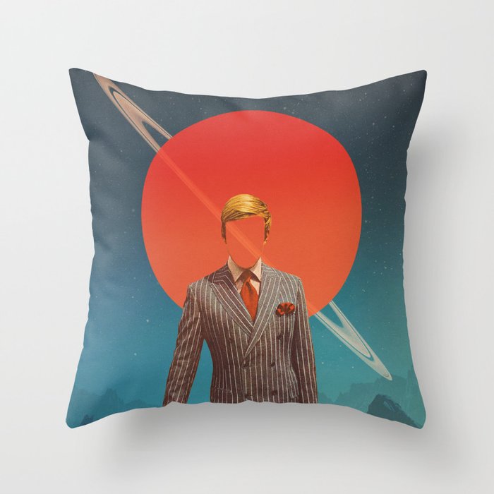 I met You at strange times Throw Pillow Gallery Image 1