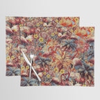 Flamingos and Floral Pattern Placemat Gallery Image 1