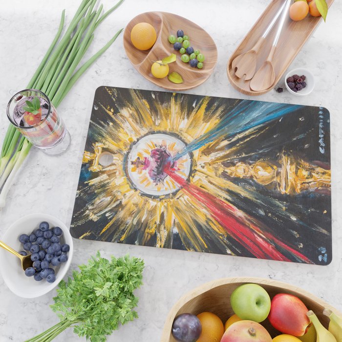 Divine Mercy II Cutting Board Gallery Image 2