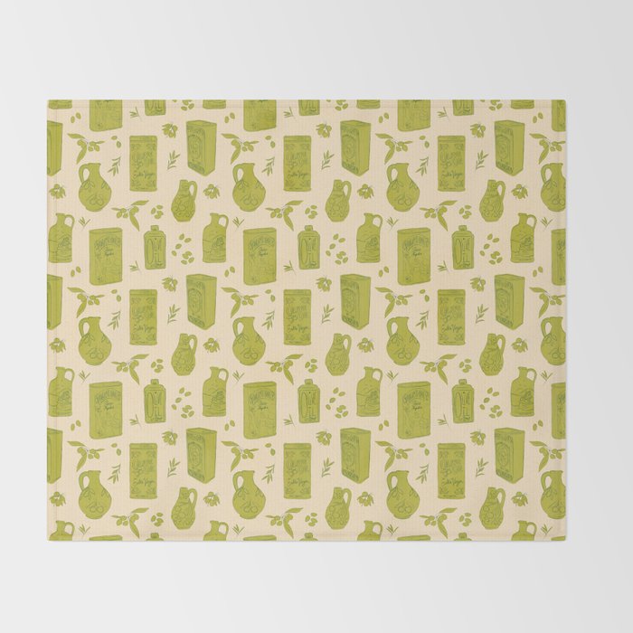 Olives Throw Blanket Gallery Image 2