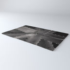 Serrated - Modern Black and White Botanical Rug Gallery Image 3