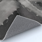 Serrated - Modern Black and White Botanical Rug Gallery Image 4