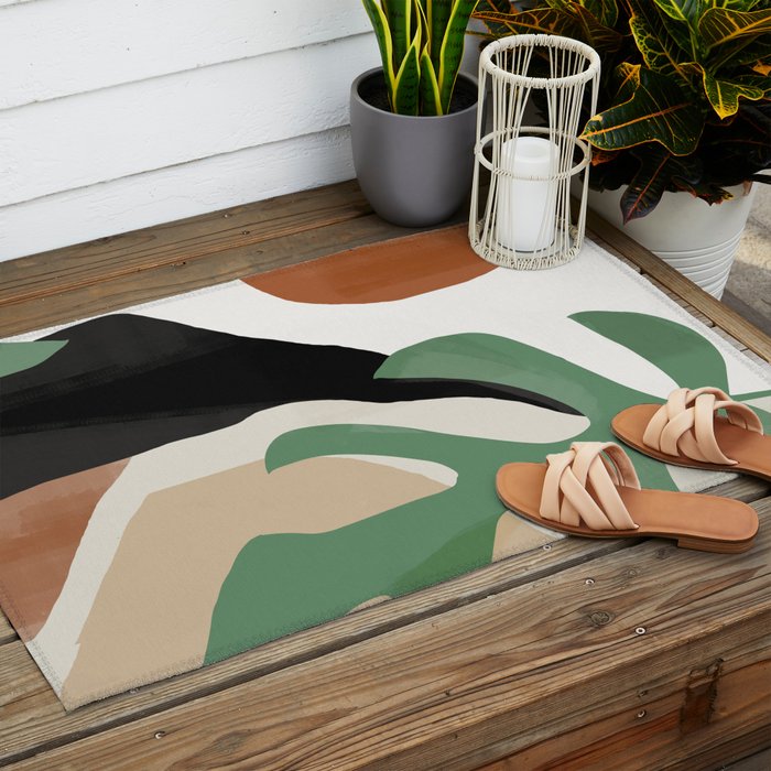 Abstract Art 37 Outdoor Rug Gallery Image 2