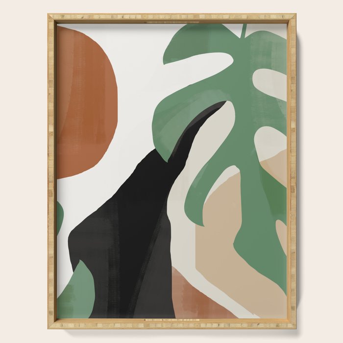 Abstract Art 37 Serving Tray Gallery Image 1