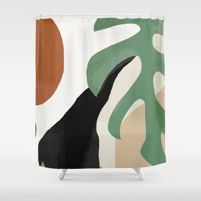 Abstract Art 37 Shower Curtain Gallery Image 1