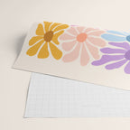 Colors of Joy - Groovy Flowers Wrapping Paper Gallery Image 2