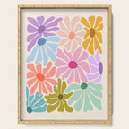 Colors of Joy - Groovy Flowers Serving Tray Gallery Image 1