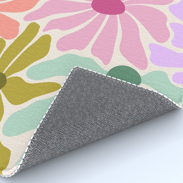 Colors of Joy - Groovy Flowers Rug Gallery Image 4