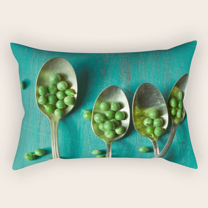 Peas Please Rectangular Pillow Gallery Image 2