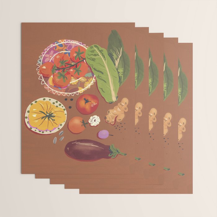 Vegetables Wrapping Paper Gallery Image 3