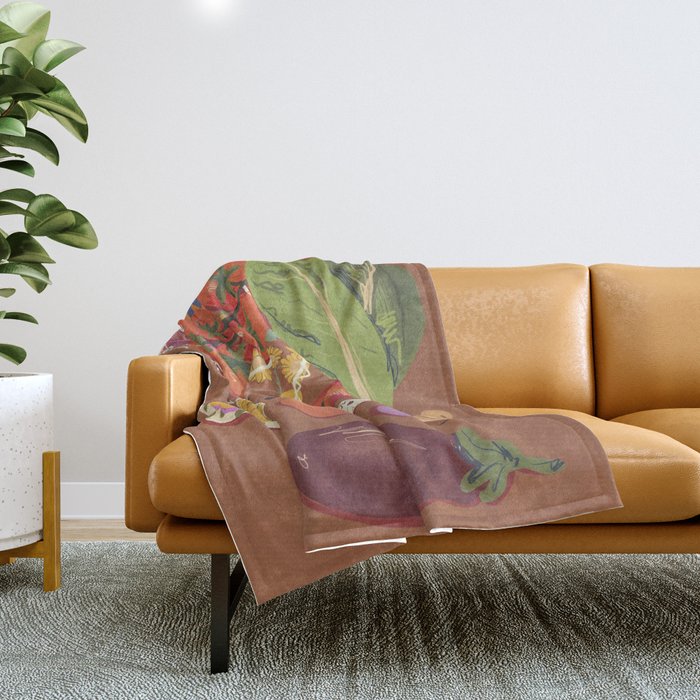 Vegetables Throw Blanket Gallery Image 1