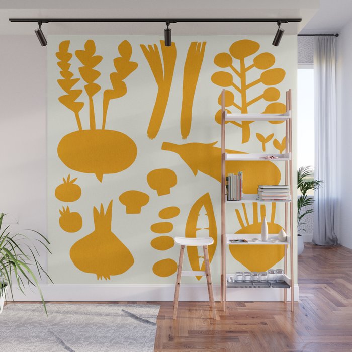 fresh fresh vegetable-orange Wall Mural Gallery Image 1