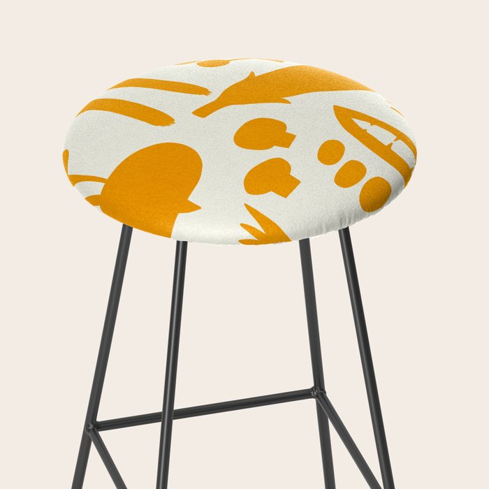 fresh fresh vegetable-orange Stool Gallery Image 2