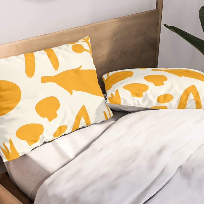 fresh fresh vegetable-orange Pillow Sham Gallery Image 2