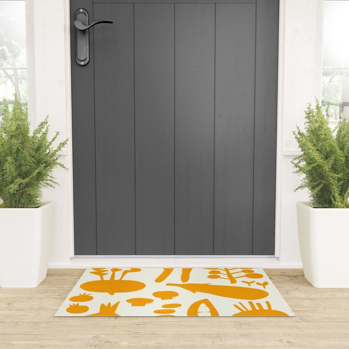 fresh fresh vegetable-orange Welcome Mat Gallery Image 3