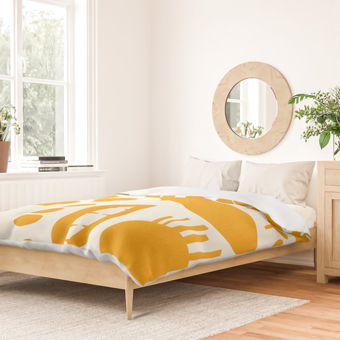 fresh fresh vegetable-orange Duvet Cover Gallery Image 2