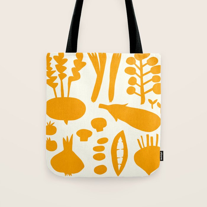 fresh fresh vegetable-orange Tote Bag Gallery Image 1