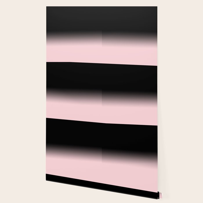 Modern abstract elegant black blush pink gradient pattern Wallpaper Gallery Image 2