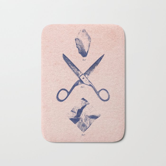 PLAY / Rock Scissors Paper Bath Mat Gallery Image 1