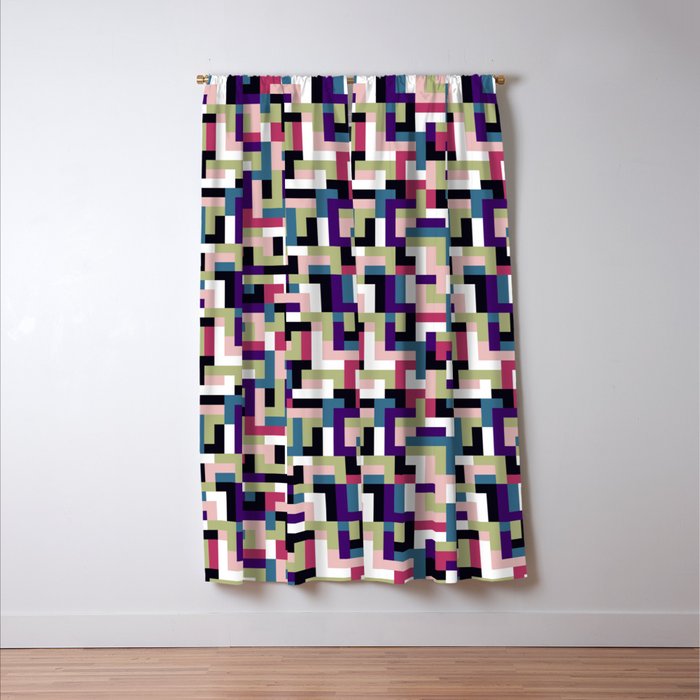 Boho M Tetris PTT Window Curtain Gallery Image 3