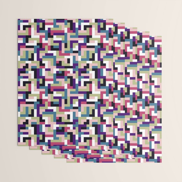 Boho M Tetris PTT Wrapping Paper Gallery Image 3
