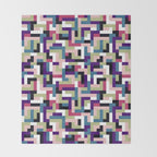 Boho M Tetris PTT Throw Blanket Gallery Image 2