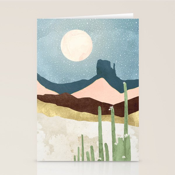 Desert Bloom Stationery Card Gallery Image 2