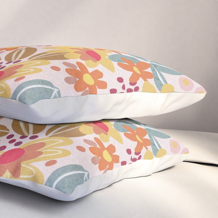 Alicia Pink Pattern Pillow Sham Gallery Image 3